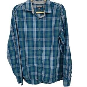 🥑5/$25 Michael Kors Plaid Button Down Shirt XL